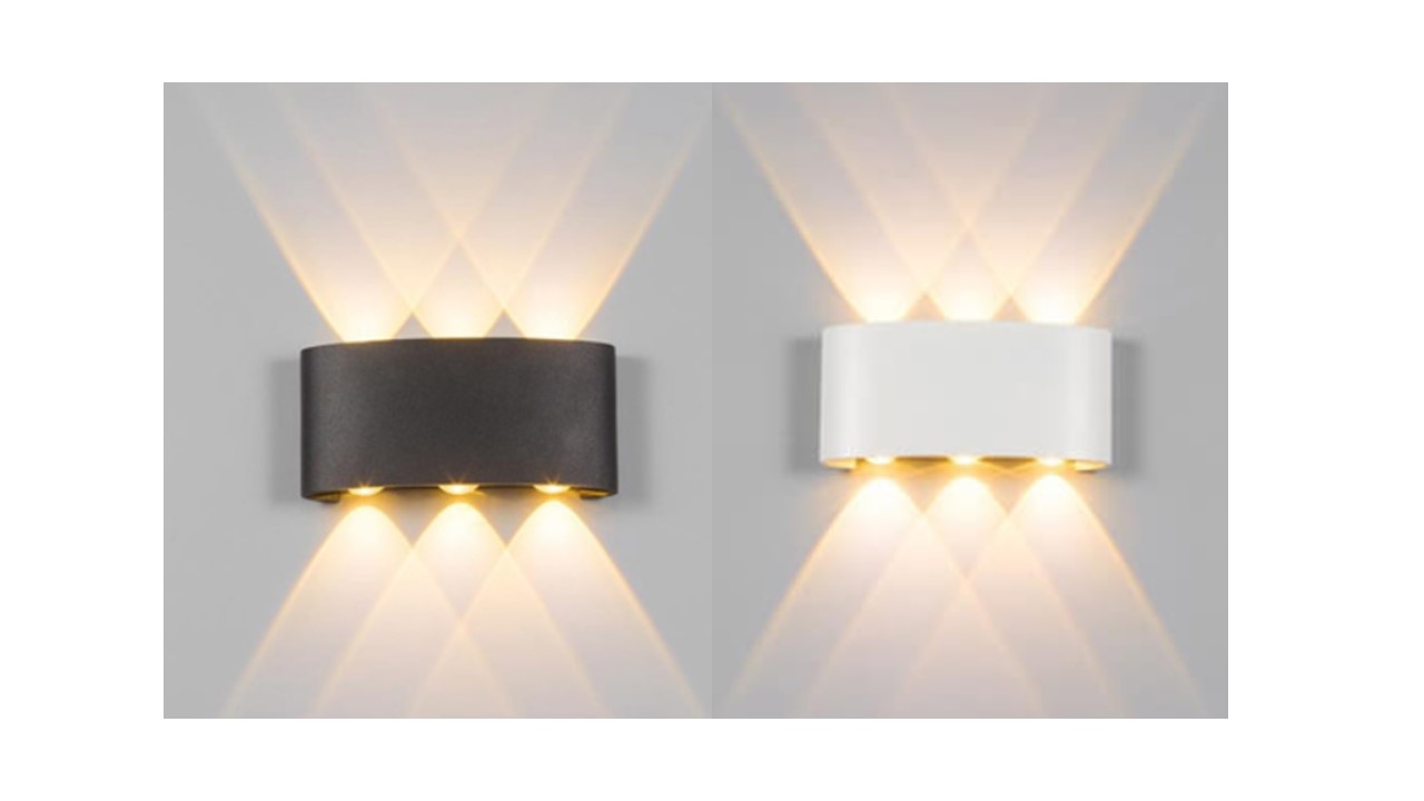 WALL Light 2*5W(12) Size 17 * 4 * 8cm